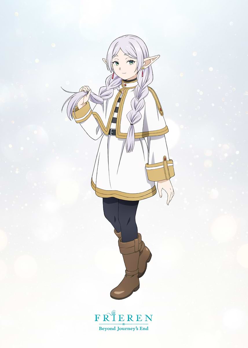 Frieren: Elven Mage's Gentle Gaze