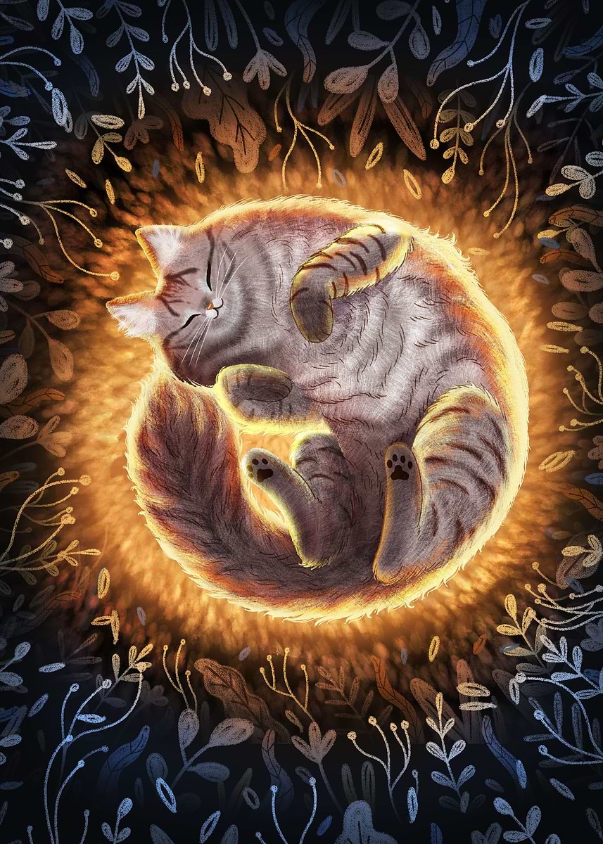 Shiny cat
