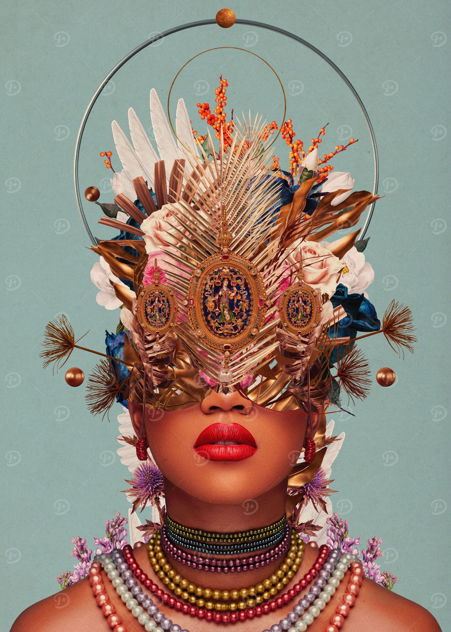 Blossom in a golden asymmetry