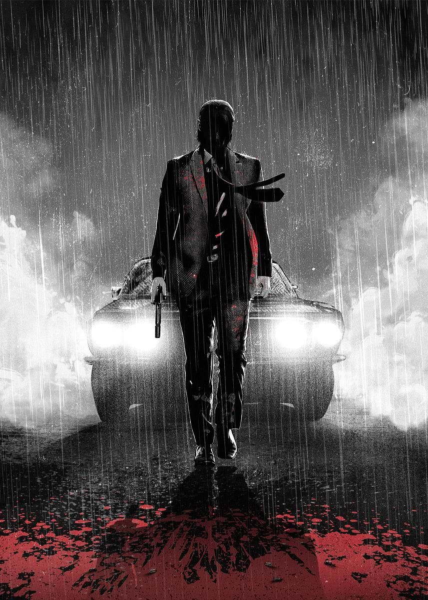 Rain-Soaked Assassin's Red Path