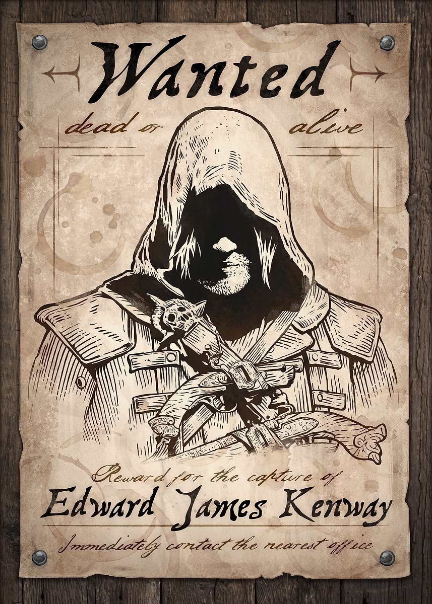 Edward Kenway: Wanted Dead or Alive