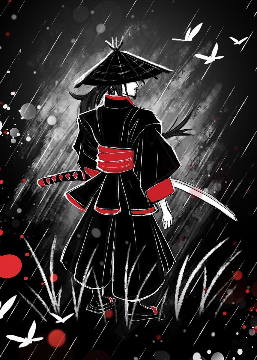 Samurai in Rain