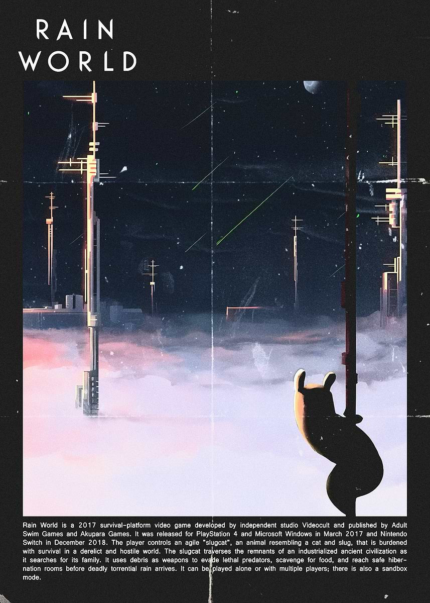 Rain World Game Poster