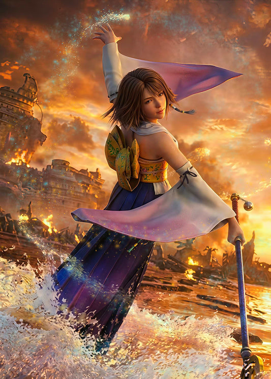 Yuna Final Fantasy X artwork